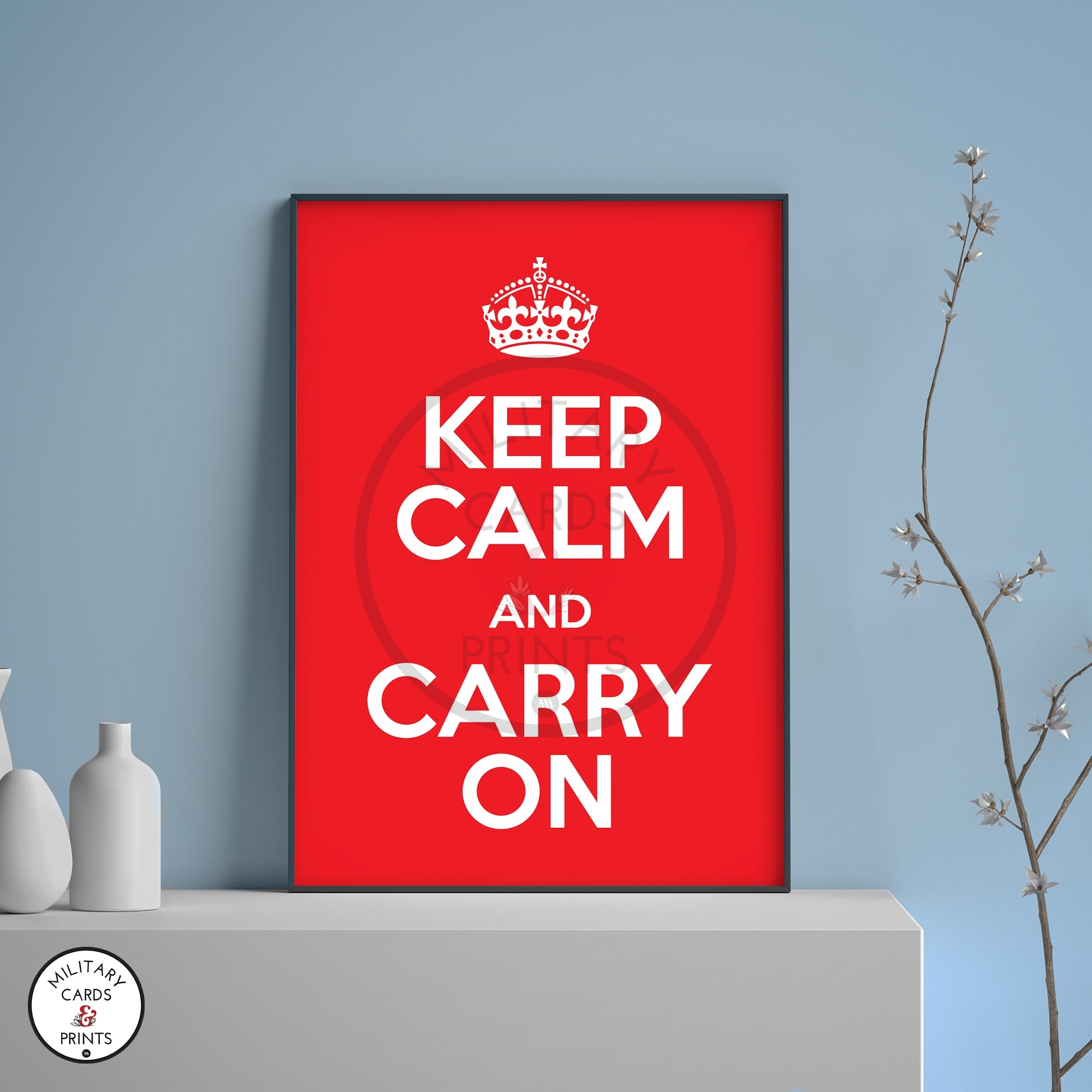 keep calm and carry on year